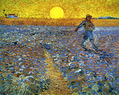 Sower with Setting Sun Vincent van Gogh